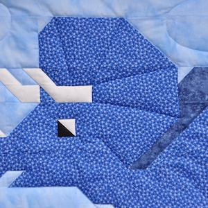 Triceratops Dinosaur Quilt Pattern: Baby Crib, Lap, Wall (PDF)