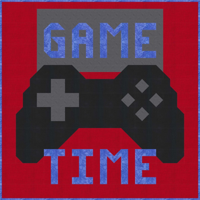 Game Time Quilt Pattern 3 Sizes: 56x56 42x42 and 28x28 - Etsy