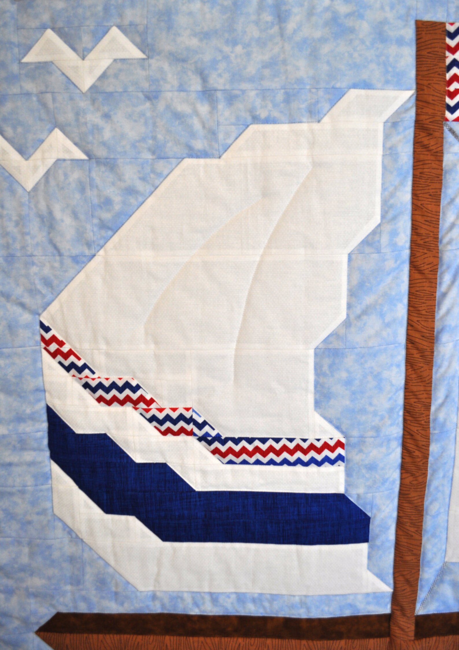Baby Boy Sailboat quilt PATTERN with multiple sizes Etsy