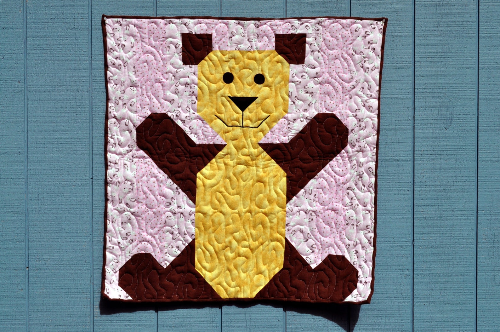 Teddy Bear Receiving Blanket Pattern Multiple Sizes 18x18 Etsy