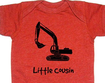 Little Cousin Shirt - Little Cousin Baby one piece - Multiple Colors - 3-6 month, 6-12 month, 12-18 month, and 18-24 month - Gift Friendly