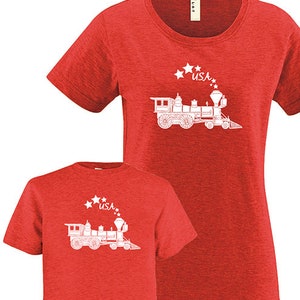 Mother Son or Mother Daughter T Shirt - USA Matching Shirts for mom and child mom and baby, Tshirt Set - T shirt gift, Mothers Day Mom Shirt
