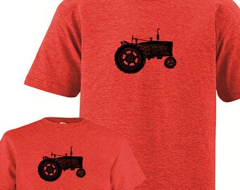 Matching Father Daughter Shirts, Tractor Farm T shirts, Fathers Day gift, new dad shirt, father daughter, gift for dad from daughter, kids