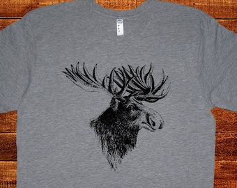 トップス moose's mmmm tee Moose T Shirt in Adult Sizes, Men or Womens Sizing Available