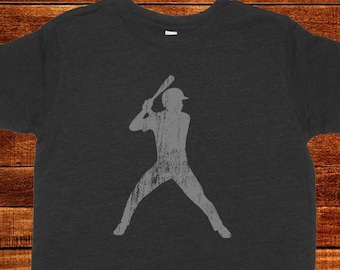 Baseball Kids Shirt - Baseball T Shirt Batter Game Fan Tee Tshirt Base Ball - Great Gift T Shirt Boys Girls 2T 3T 4T 5 XS S M L XL
