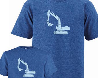 Matching Tees Father Child Matching Dad Me Fathers Day Gift Father Son Shirts Excavator T shirts new dad shirt father daughter family tshirt