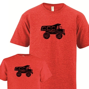 Matching Father Son Shirts, Dump Truck T shirts, Christmas gift present, new dad shirt, father daughter son, matching family tees tshirt image 1
