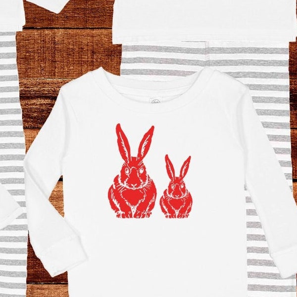 Rabbits Pajamas Easter Bunny Bunnies Basket Pajama Holiday Matching PJ Men Women Boy Girl Child Kid Matching Pjs Valentines Gift