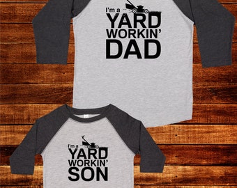 I Dig My Step-Dad Toddler//Kids Raglan T-Shirt