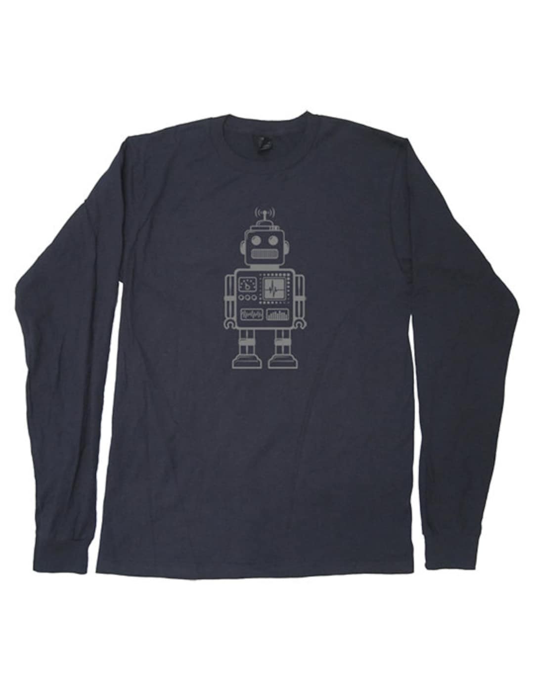 Robot Mens Long Sleeved Robotics Geek Shirt Mens / Unisex - Etsy
