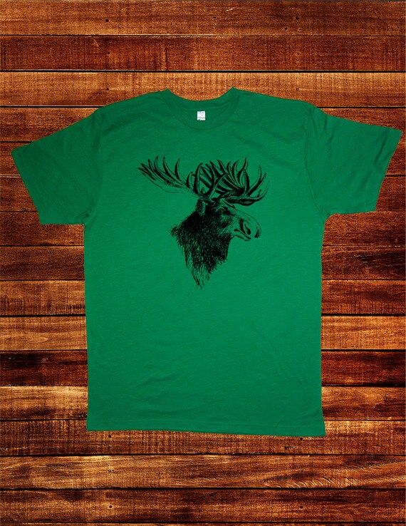 定番の中古商品 Moose Available Sizing Womens or Men Sizes, Adult in Shirt T トップス