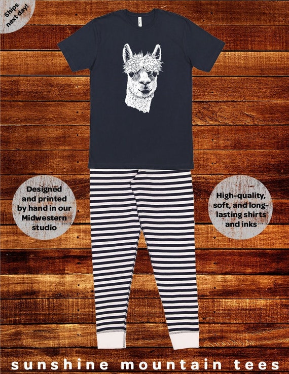 Mens Llama Dad And Son Matching Shirts Fathers Day Gift Mens Llama Dad And Son Matching Shirts Fathers Day Gift