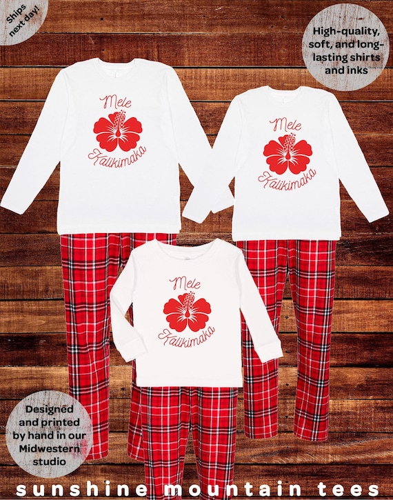 kinema check pajamas shirt L