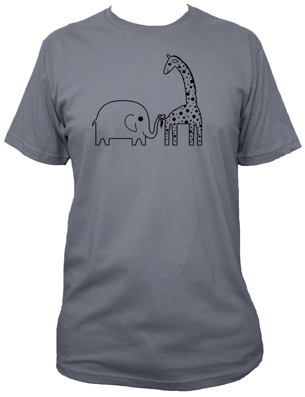 Elephant Shirt Giraffe Shirt Elephants and Giraffes Are - Etsy