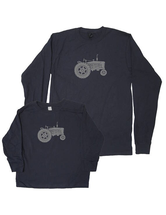 Matching Dad and Son Tractor Shirts 
