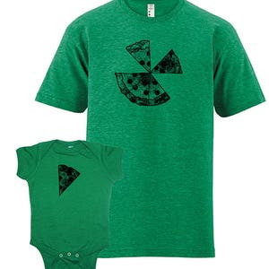 Family Matching Tees Shirts Pizza Shirts can match 1 2 or 3 Kids Shirts Set Pizza T shirts Christmas gift men father daughter dad mom image 6