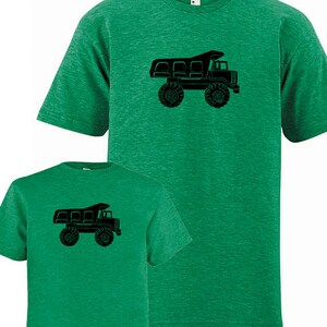 Matching Father Son Shirts, Dump Truck T shirts, Christmas gift present, new dad shirt, father daughter son, matching family tees tshirt image 4