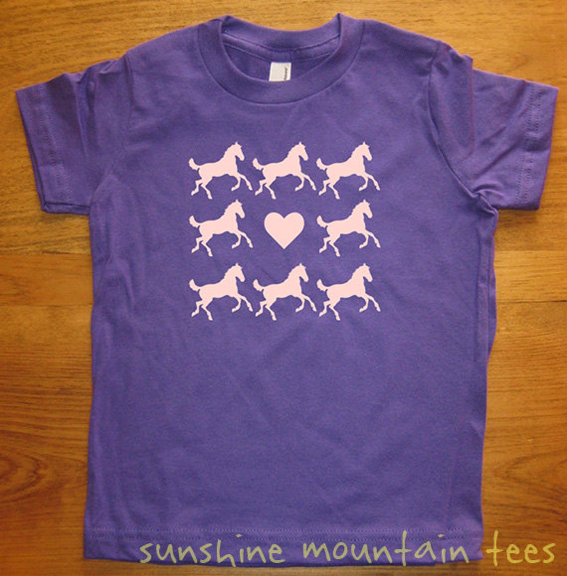 T-shirt équestre CHICK HORSE XL Jeunesse - Motif Bride Et Pompon, Coton, Occasion TB