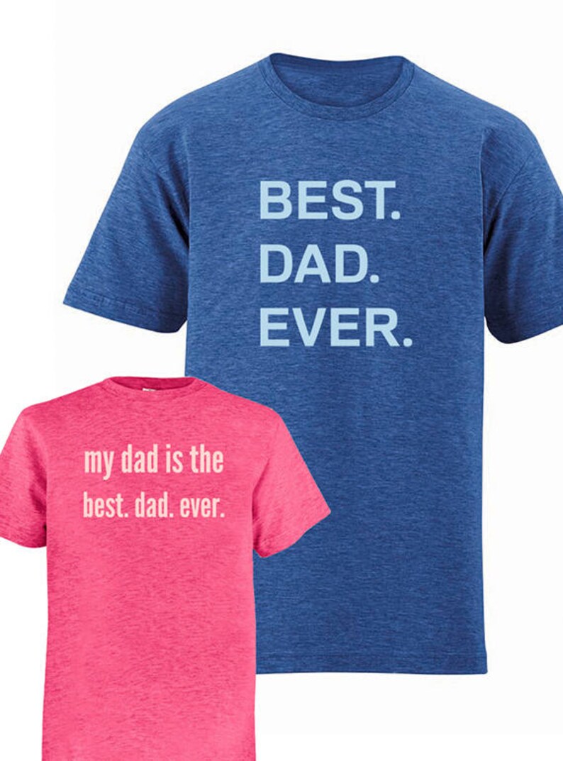Father Daughter Matching Tees Dad Father Daughter Shirts Etsy