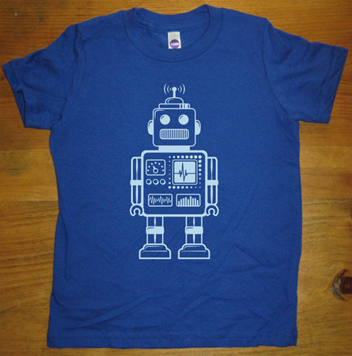 Robot Shirt Retro Robot Kids T Shirt 8 Colors Available - Etsy