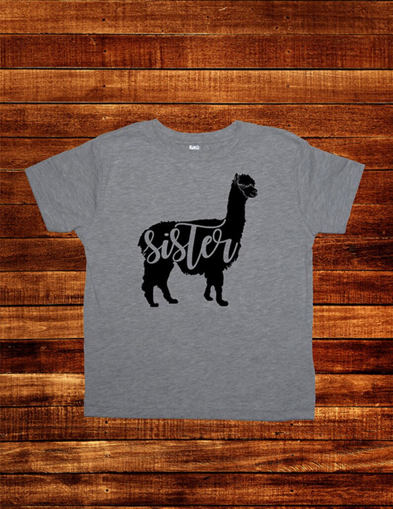 Mama Llama with Plus Sized Shirts available Mommy and Me Matching Whole Family T Shirts Brother Sister Baby Shirts Mom Matching TShirts image 8