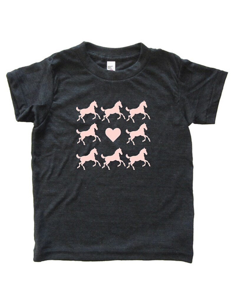 Love Horses Horse Tshirt Kids Pony Tshirt Tee Youth Etsy