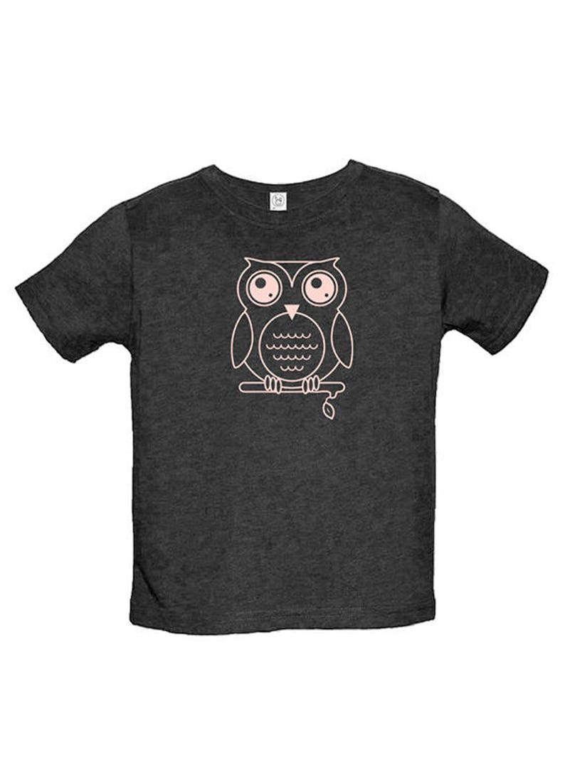 Girls Owl Shirt Multiple Colors Available Cute Kids Owl Etsy