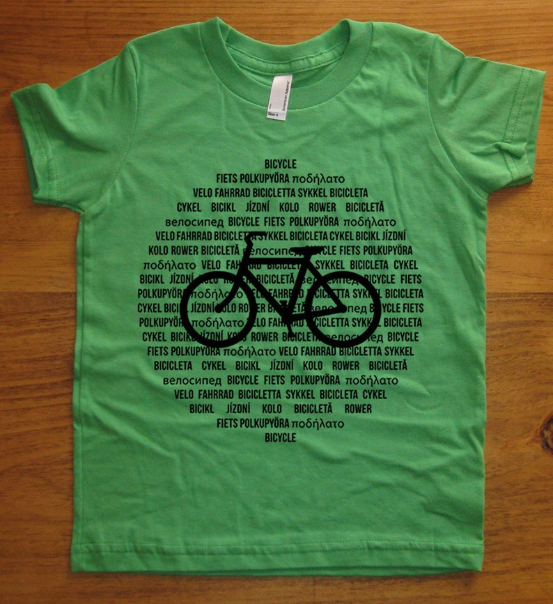 bicycle pattern shirt
