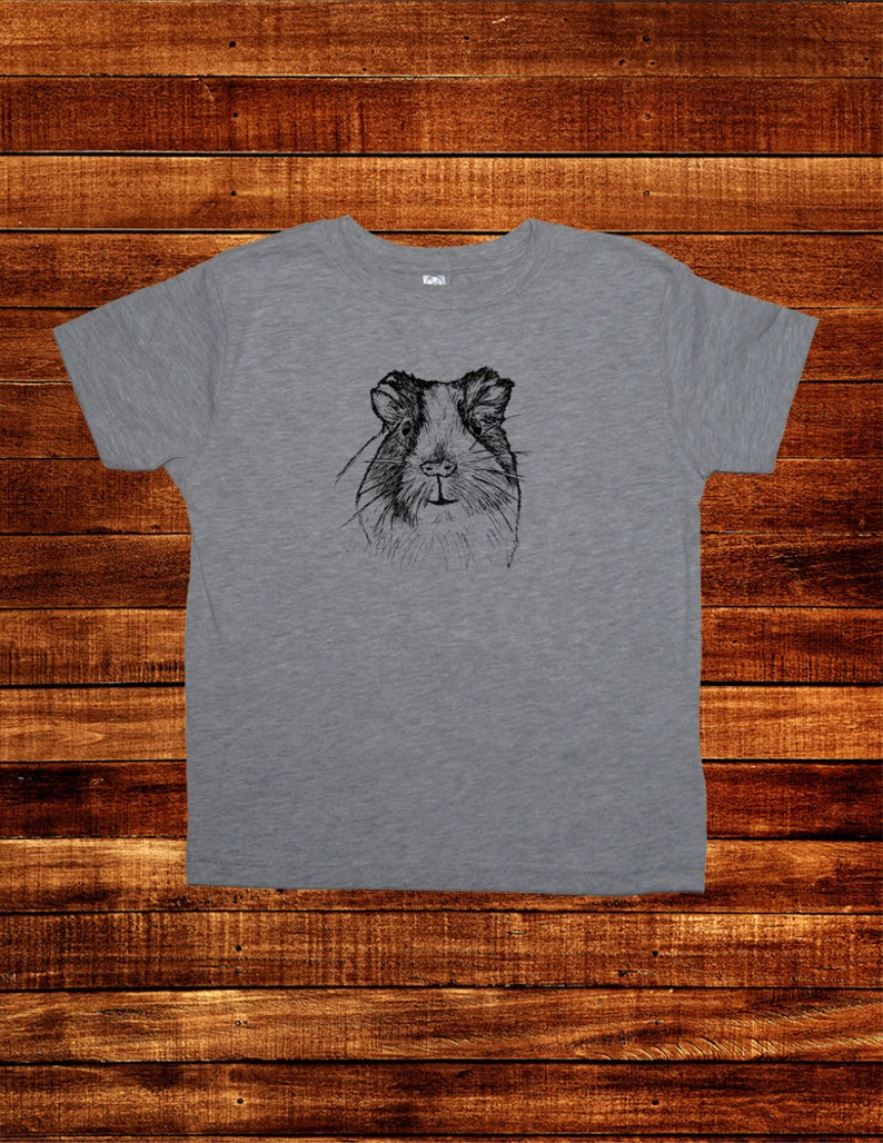 Guinea Pig Face Kids Shirt T Shirt Guine Pig Pet Tee Tshirt Guinea Great Valentines Present Gift T Shirt Boys Girls 2T 3T 4T 5 XS S M L XL Gray