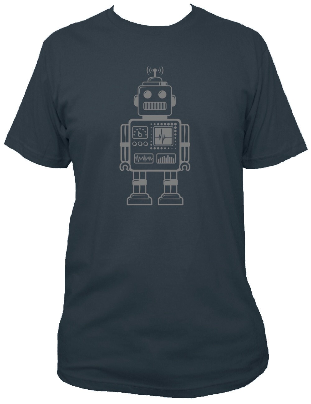 【2025秋冬新作】 Robot Shirt T Cotton Mens - Colors 5 - Tshirt Robot Retro - ミュージシャン