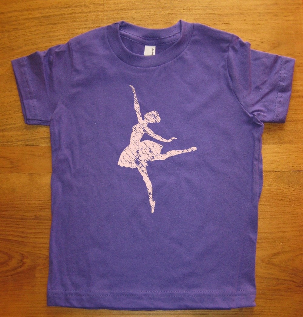 Girls Shirt Ballet Ballerina 7 Colors Available Kids T Shirt girls-shirt-ballet-ballerina-7-colors-available-kids-t-shirt