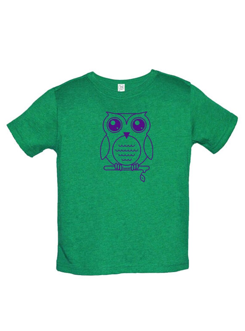 Girls Owl Shirt Multiple Colors Available Cute Kids Owl Etsy