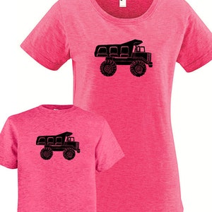 Matching Father Son Shirts, Dump Truck T shirts, Christmas gift present, new dad shirt, father daughter son, matching family tees tshirt image 9