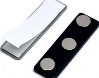 Magnetic Name Badge Fasteners set of 5. Very strong HOLDS through a suit coat.
