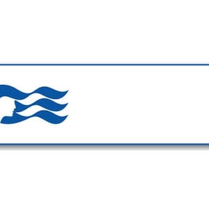LOVE BOAT blank so you can personalize Halloween Costume or Cosplay Name Badge with pin or magnet Fastener & Button