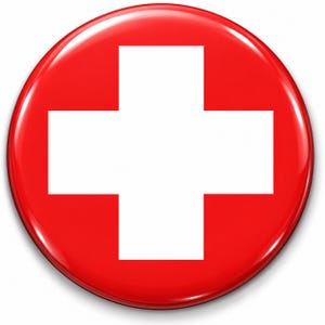 Medical NURSE first aid HALLOWEEN Costume Prop Button pinback 3" Button