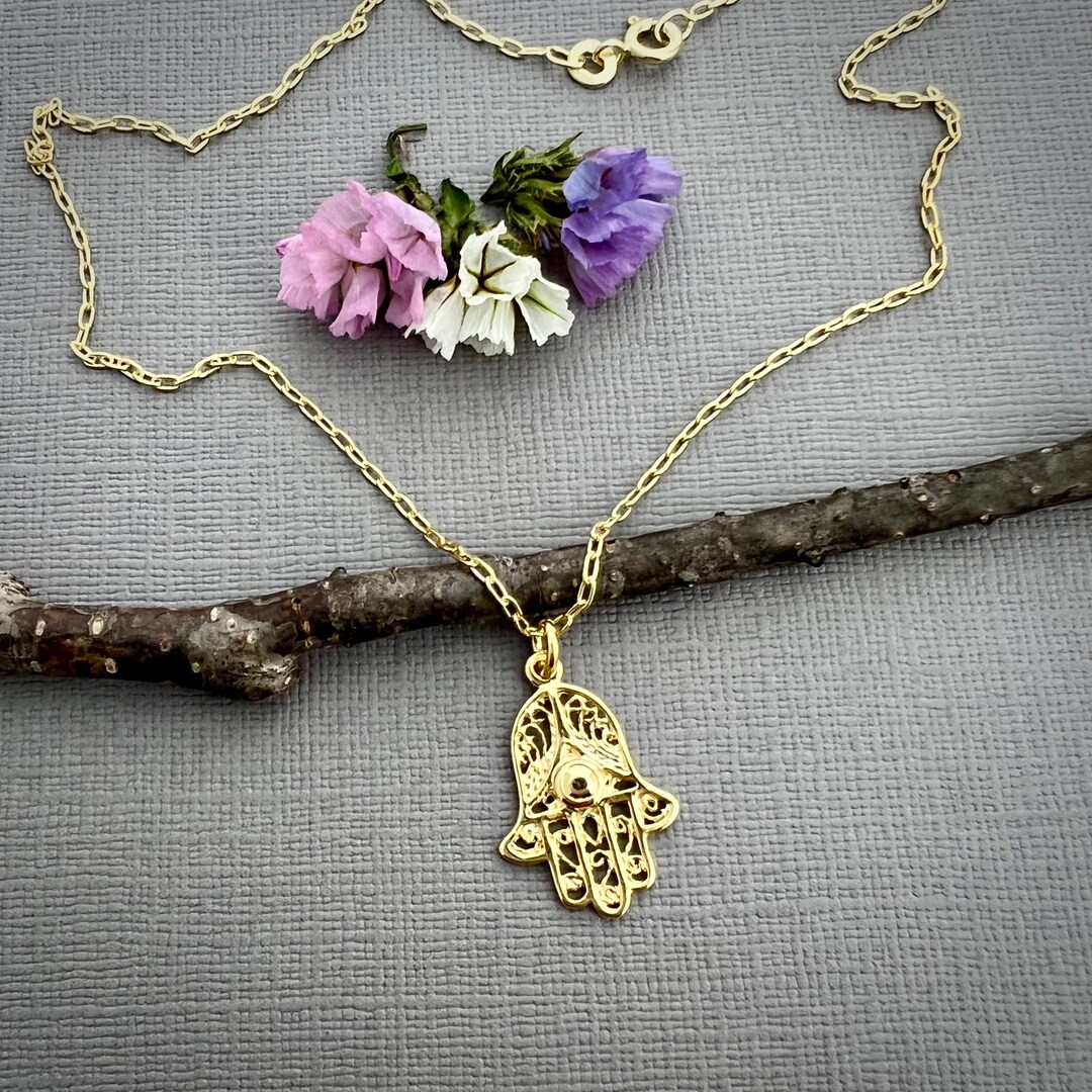 Collier Hamsa mauvais œil cadeau Bat Mitzvah collier Etsy France