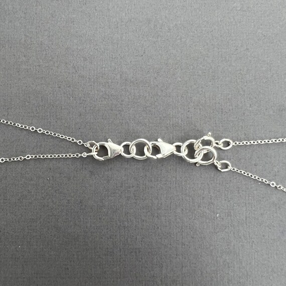 Sterling silver lobster clasp chain organizer DYI for layered necklaces layering trigger connector chain separator extender SS-LBT-2