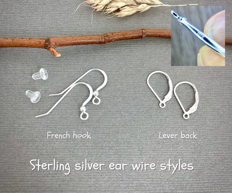 Southwestern vintage style silver Concho earrings dainty dangle leverback earrings New Mexico Santa Fe style western jewelry E657 image 12