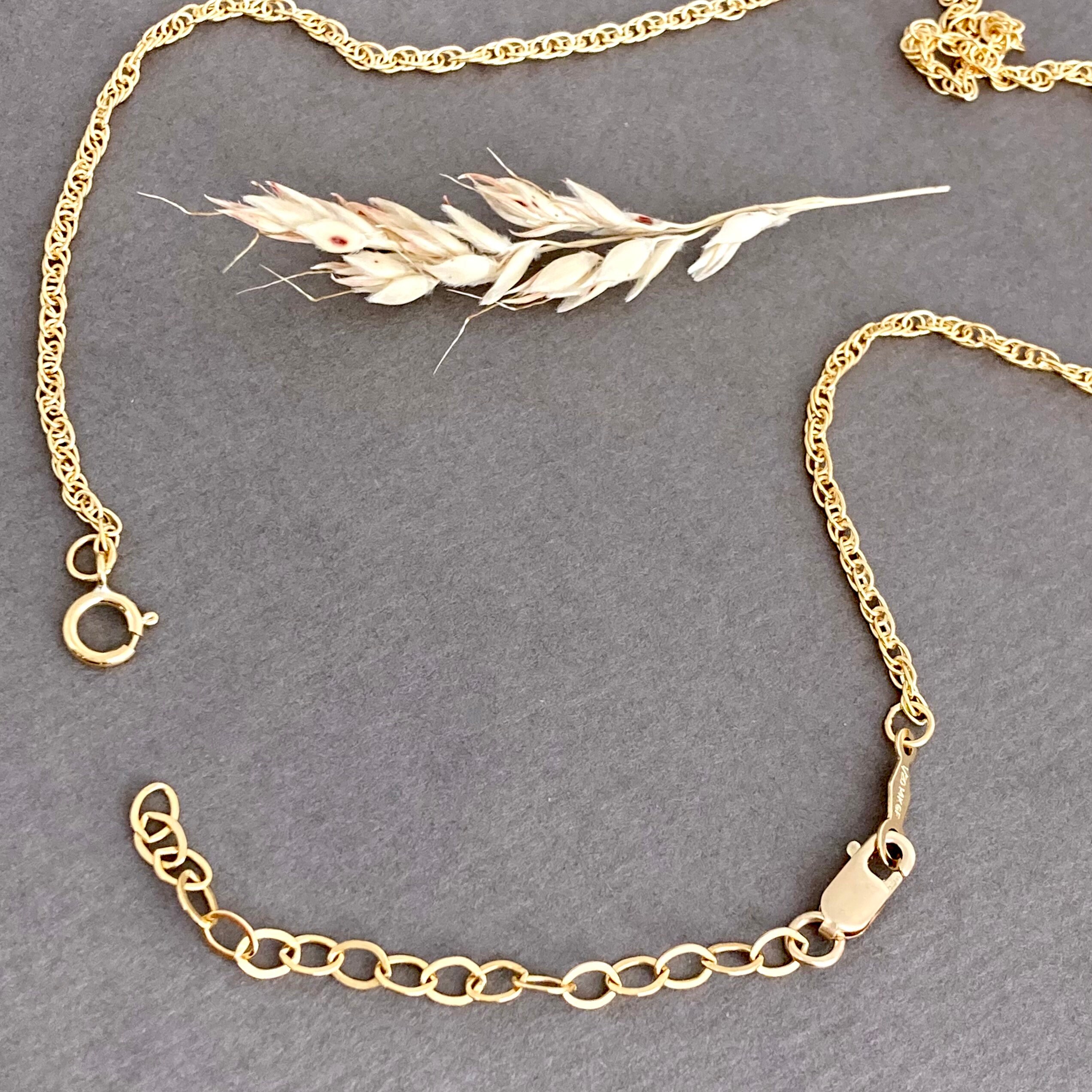 Chain Extender for Necklace 14k Gold Filled 1 2 3 4 or 5 Inch Flat Gold  Cable Chain Extension Lobster Clasp 3mm X 4mm Links HS301G - Etsy Australia