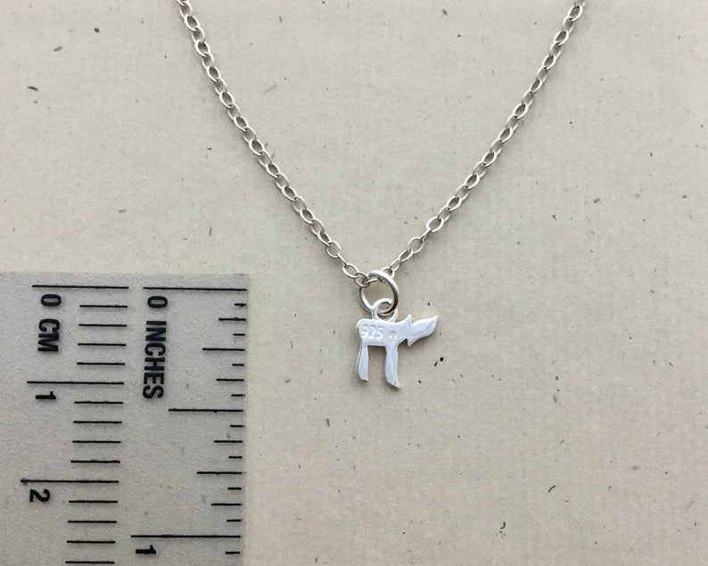 Bat Mitzvah Gift Chai Pendant Charm Sterling Silver Etsy