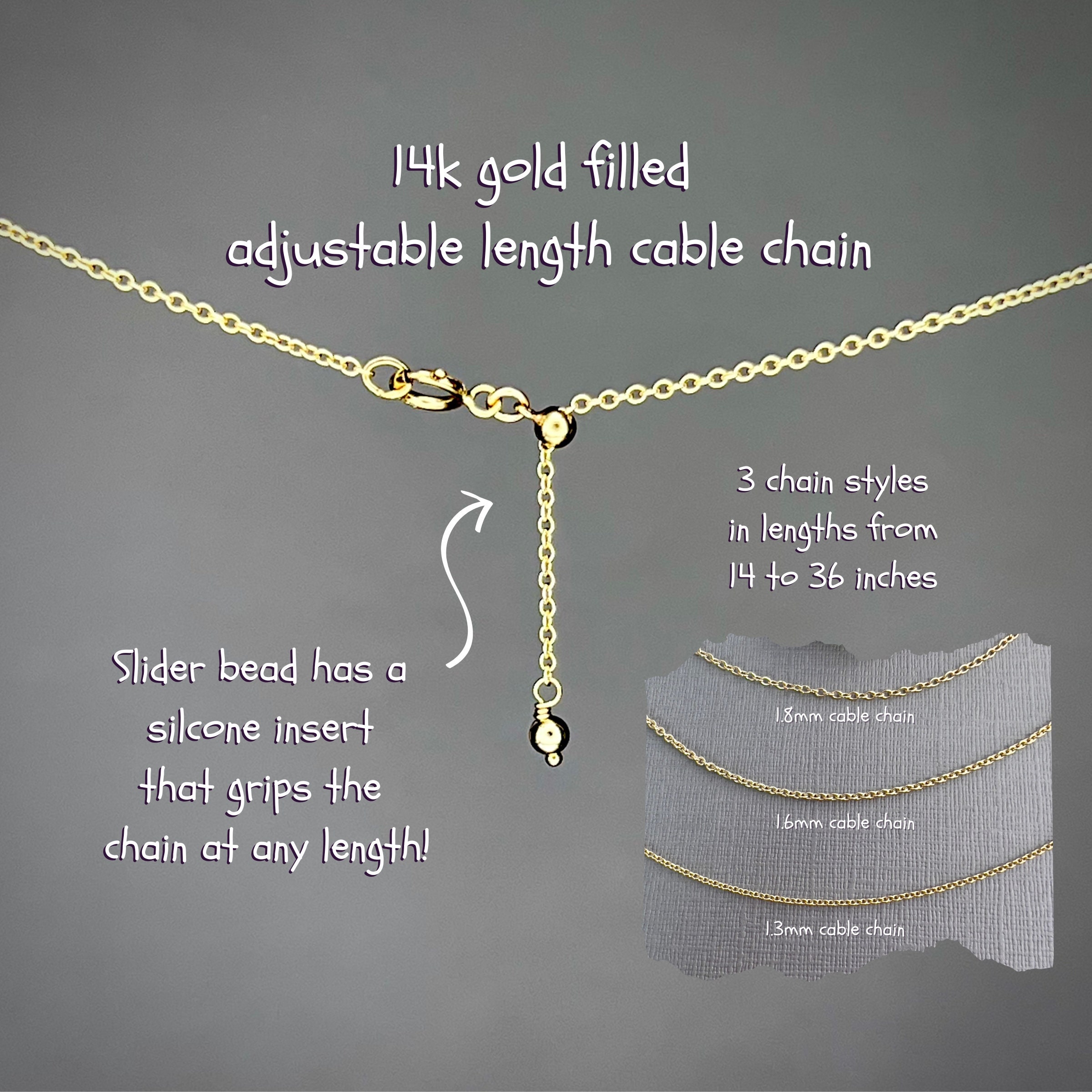 18 Platinum Necklace Rolo Chain, Silver Necklace, Dainty Chain, Fine Chain, 18.8 Inches, 1.6mm Small Chain for Necklace Lobster Clasp