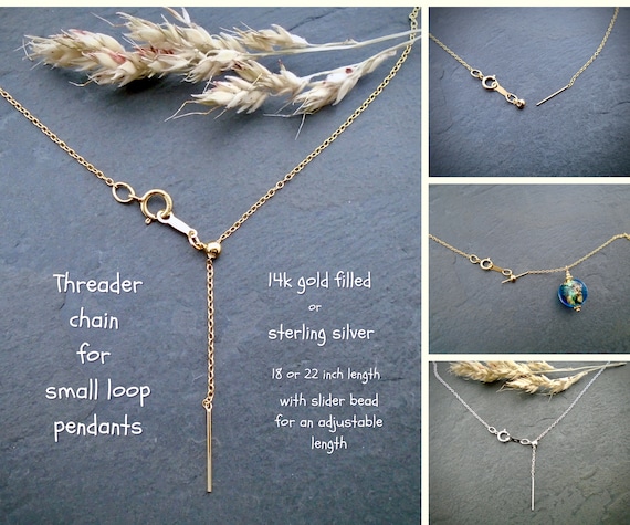 Mini Dainty Ball Chain Necklace 14K White Gold / 16 - 18 Adjustable by Baby Gold - Shop Custom Gold Jewelry
