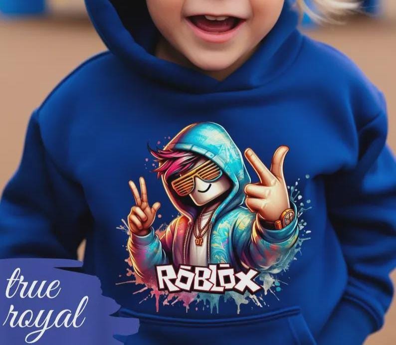 Sudadera con capucha de jugador de Roblox, sudadera de videojuego, día de Pascua imagen 5