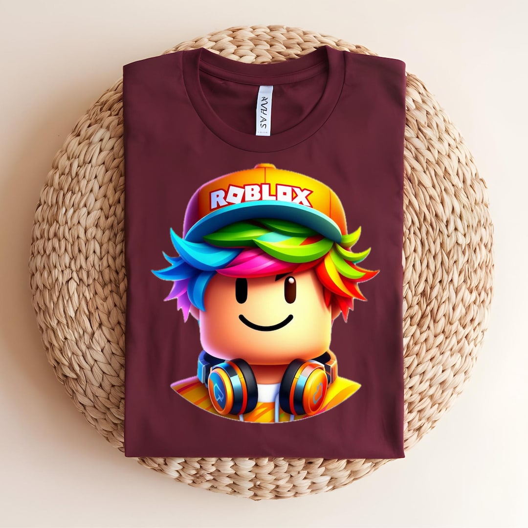 Roblox Noob Shirt Gamer Birthday Gift Kids Video Game Tee Funny Il Gx2v 