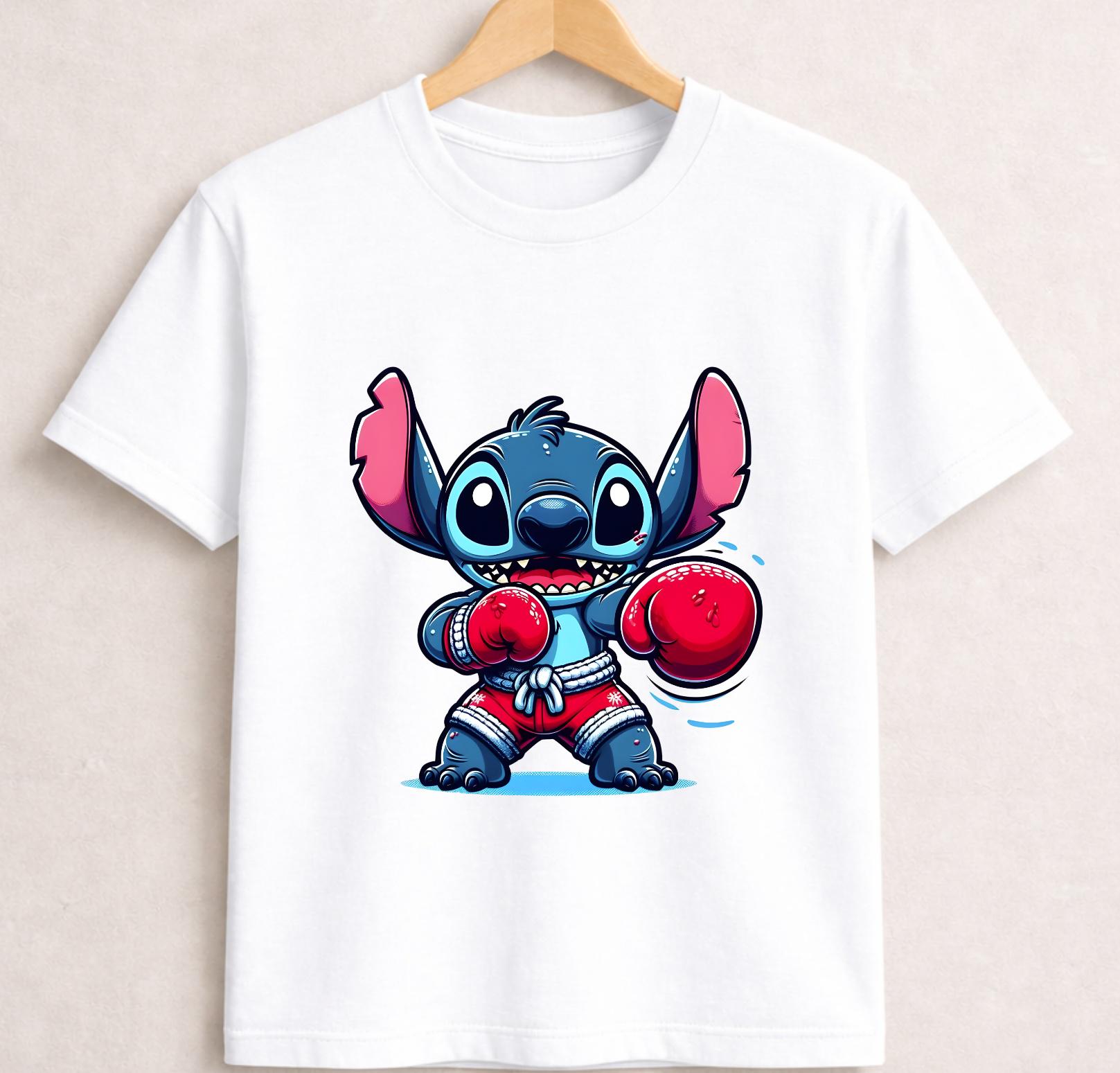 Stitch's Boxing Camp 00s Tシャツ Lilo Stitch Boxers - Etsy