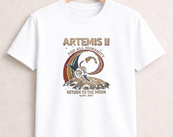 Artemis II shirt, nasa space shirt, return moon tee, lunar mission tee, space capsule tshirt, Artemis II nasa tee, moon landing shirt