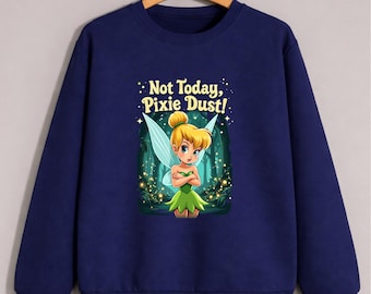 Tinkerbell sweatshirt, Disney fairy sweatshirt, Peter Pan Neverland sweatshirt, Pixie dust hoodie, Tinkerbell crewneck sweater