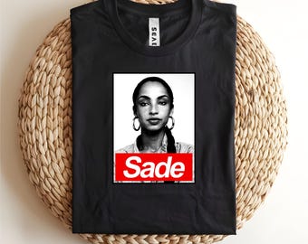 Sade Shirt, Vintage Sade Adu Tee, 90s R&B Soul Music T-Shirt, Retro Hip Hop Graphic Top, Streetwear Box Logo, Smooth Operator Merch