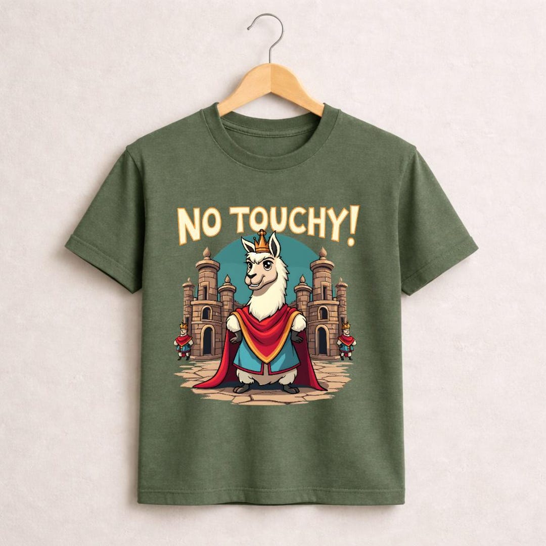 Kuzco Llama Shirt, No Touchy Llama Tee, Emperors New Groove Tshirt ...